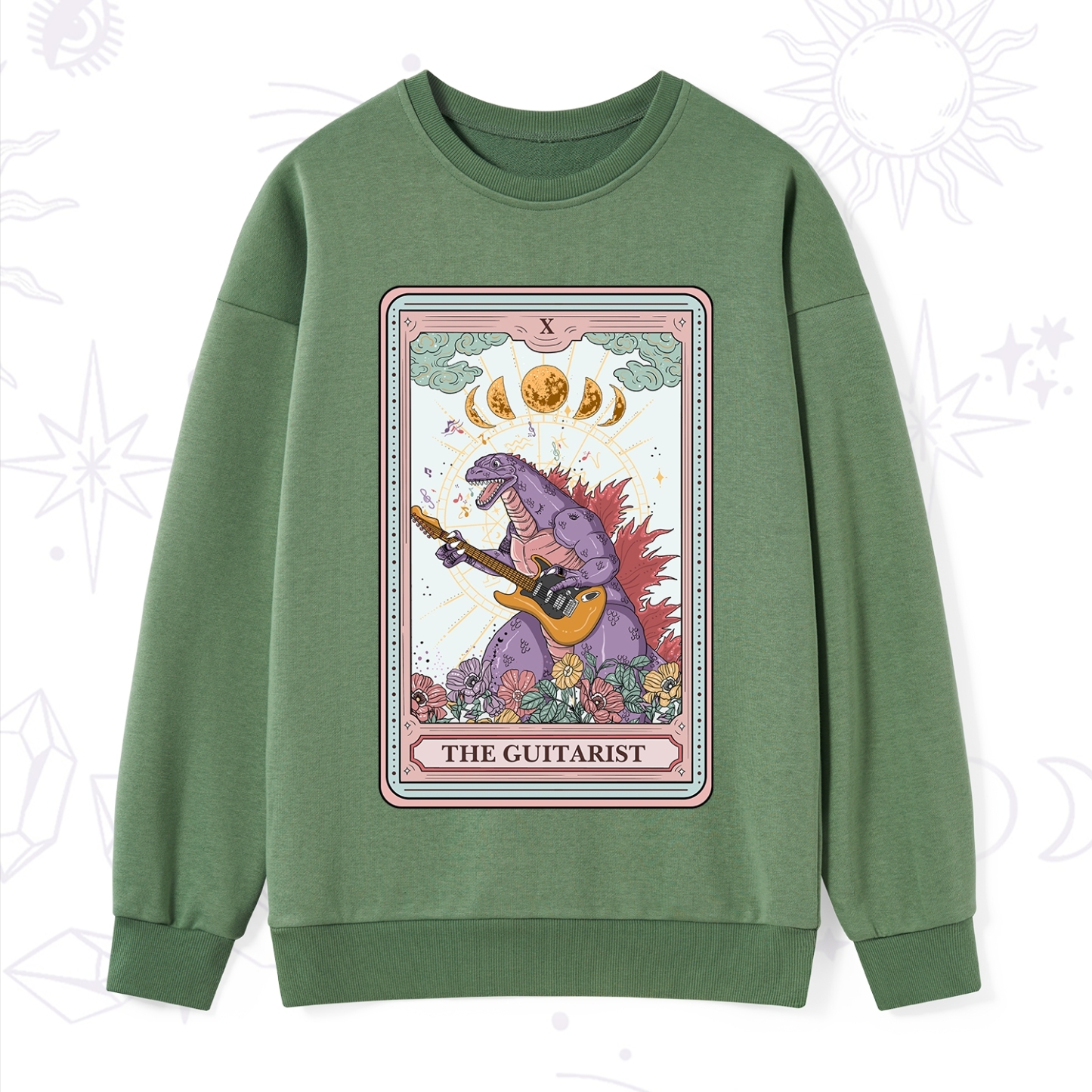 Purplehecate The Guitarist Tarot Sweatshirt