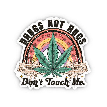 Purplehecate Drugs Not Hugs Sticker