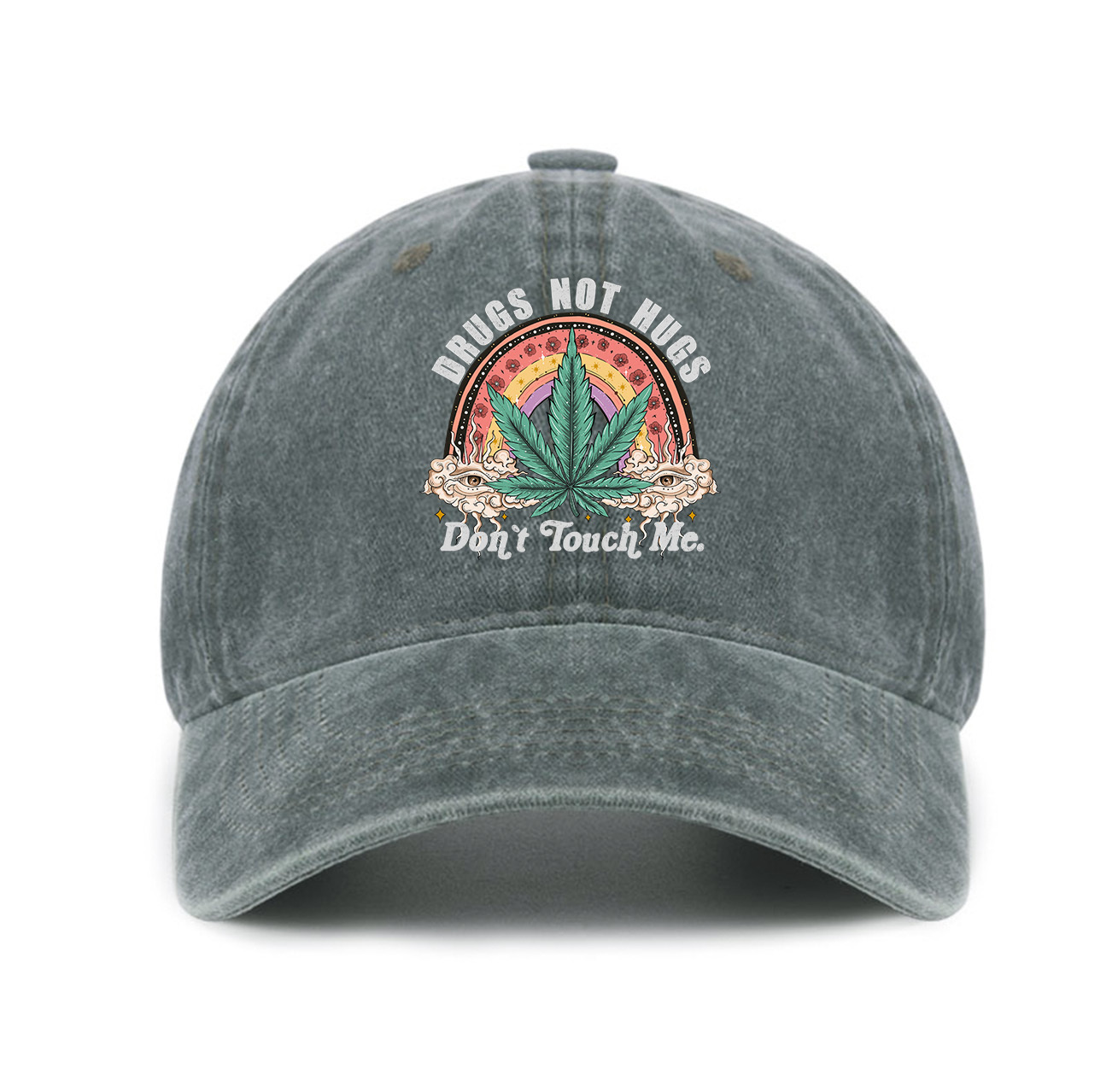 Purplehecate Drugs Not Hugs Baseball Cap