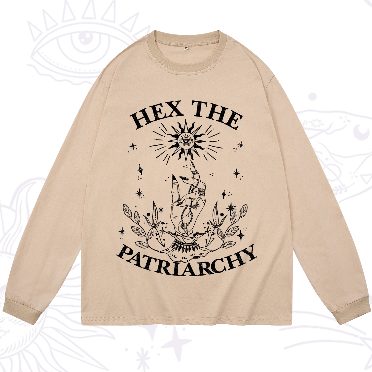 Purplehecate Smash The Patriarchy Long Sleeve T-Shirt