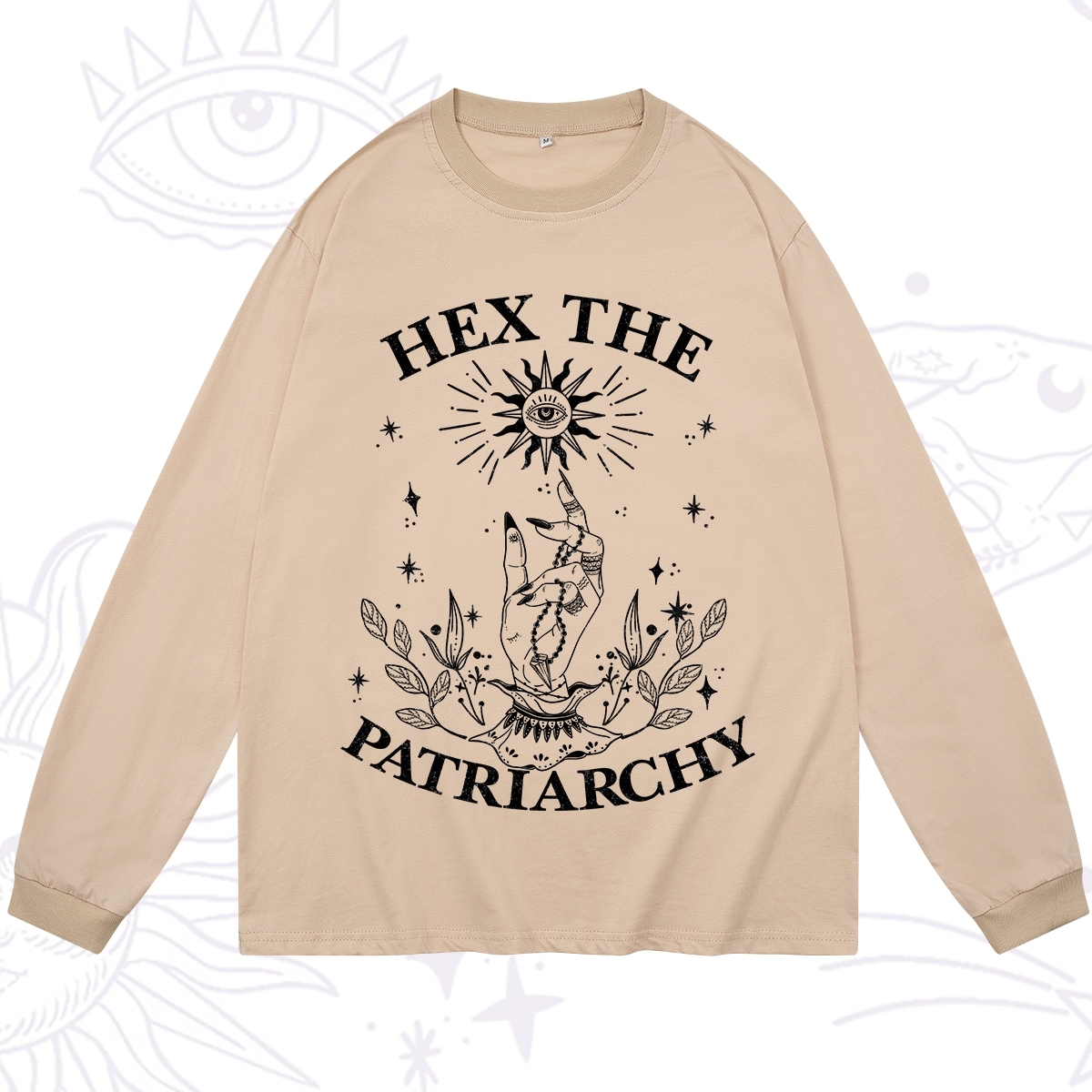 Purplehecate Smash The Patriarchy Long Sleeve T-Shirt