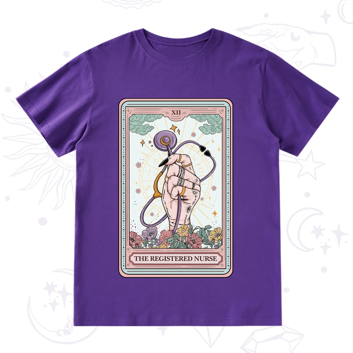Purplehecate The Registered Nurse Tarot Card T-Shirt