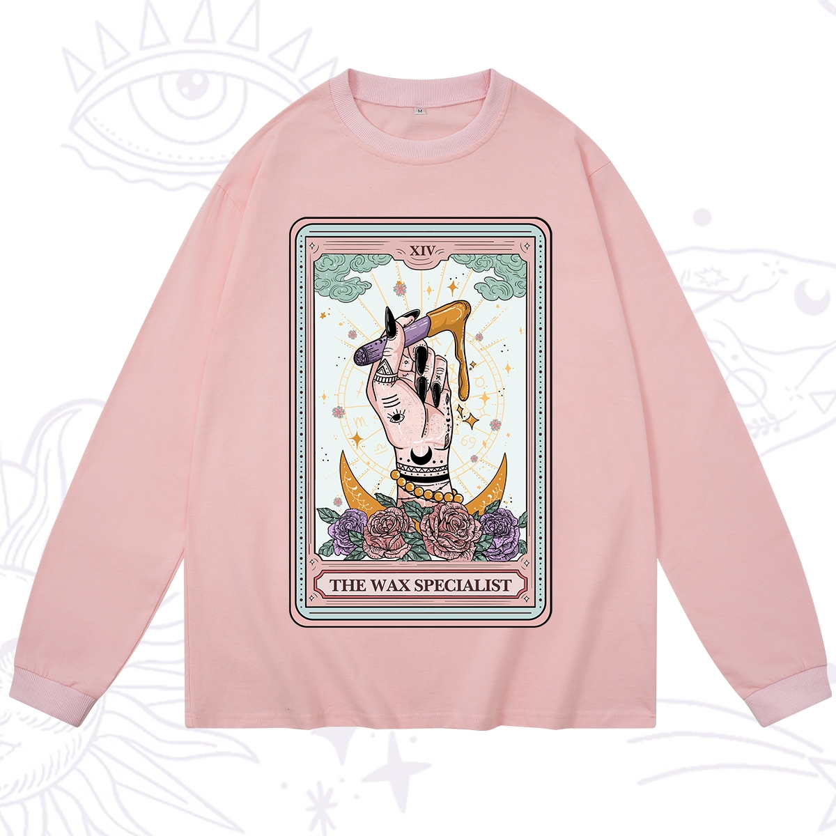 Purplehecate The Wax Specialist Tarot Card Long Sleeve T-Shirt
