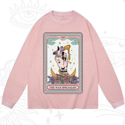 Purplehecate The Wax Specialist Tarot Card Long Sleeve T-Shirt