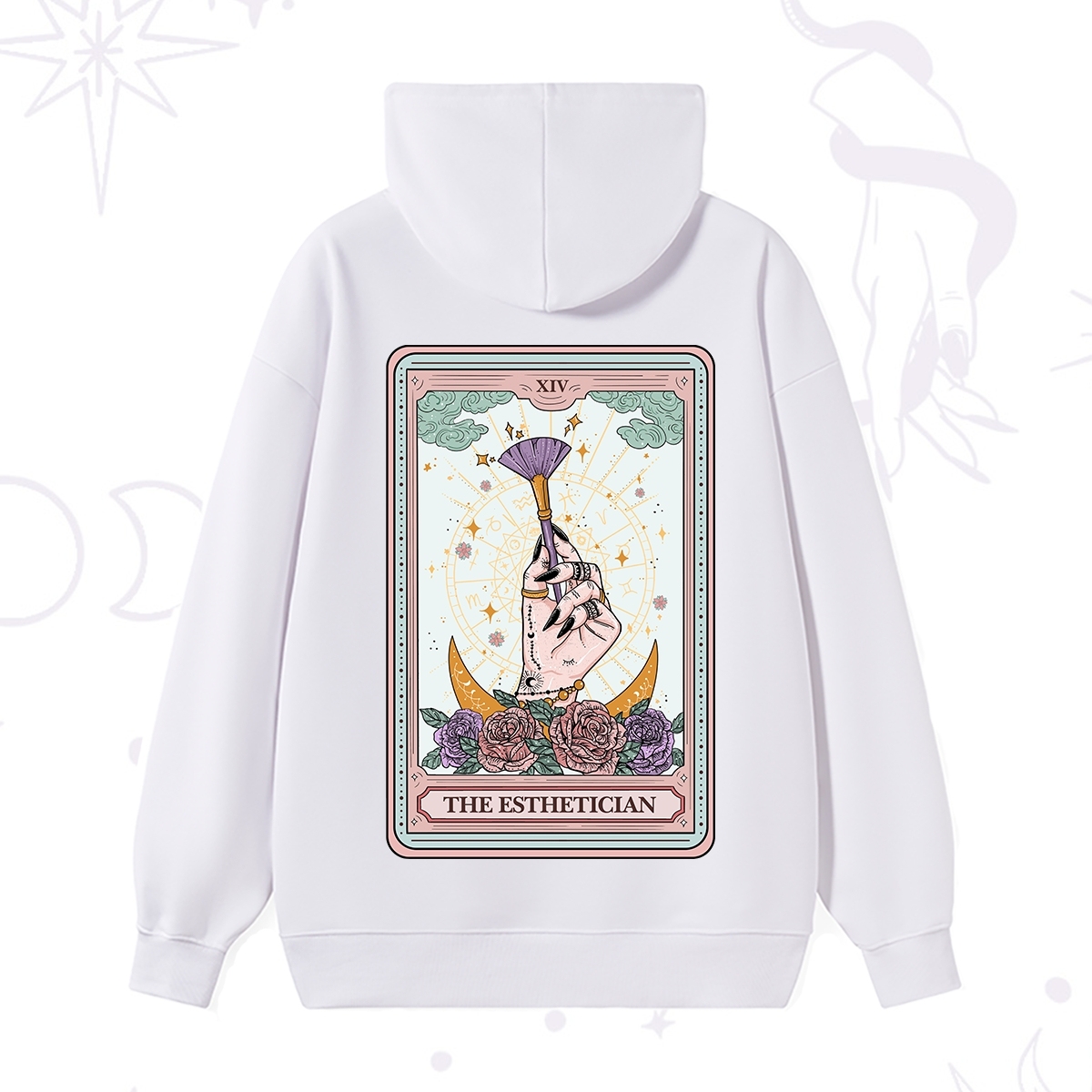 Purplehecate The Esthetician Tarot Card Hoodie