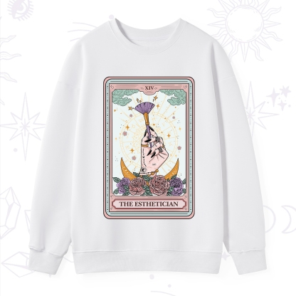 Purplehecate The Esthetician Tarot Card Sweatshirt
