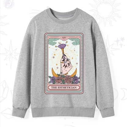 Purplehecate The Esthetician Tarot Card Sweatshirt
