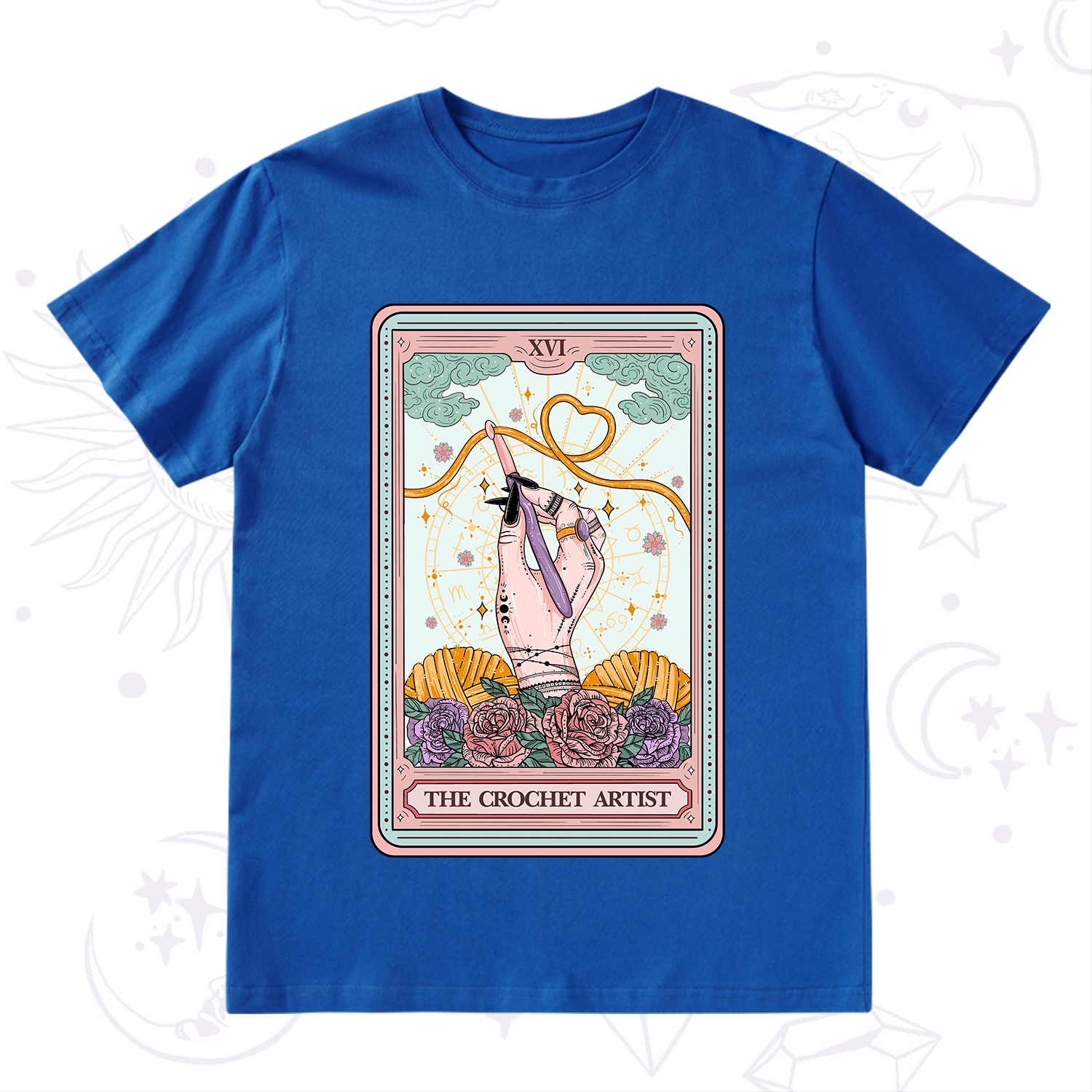 Purplehecate The Crochet Artist Tarot Card T-Shirt