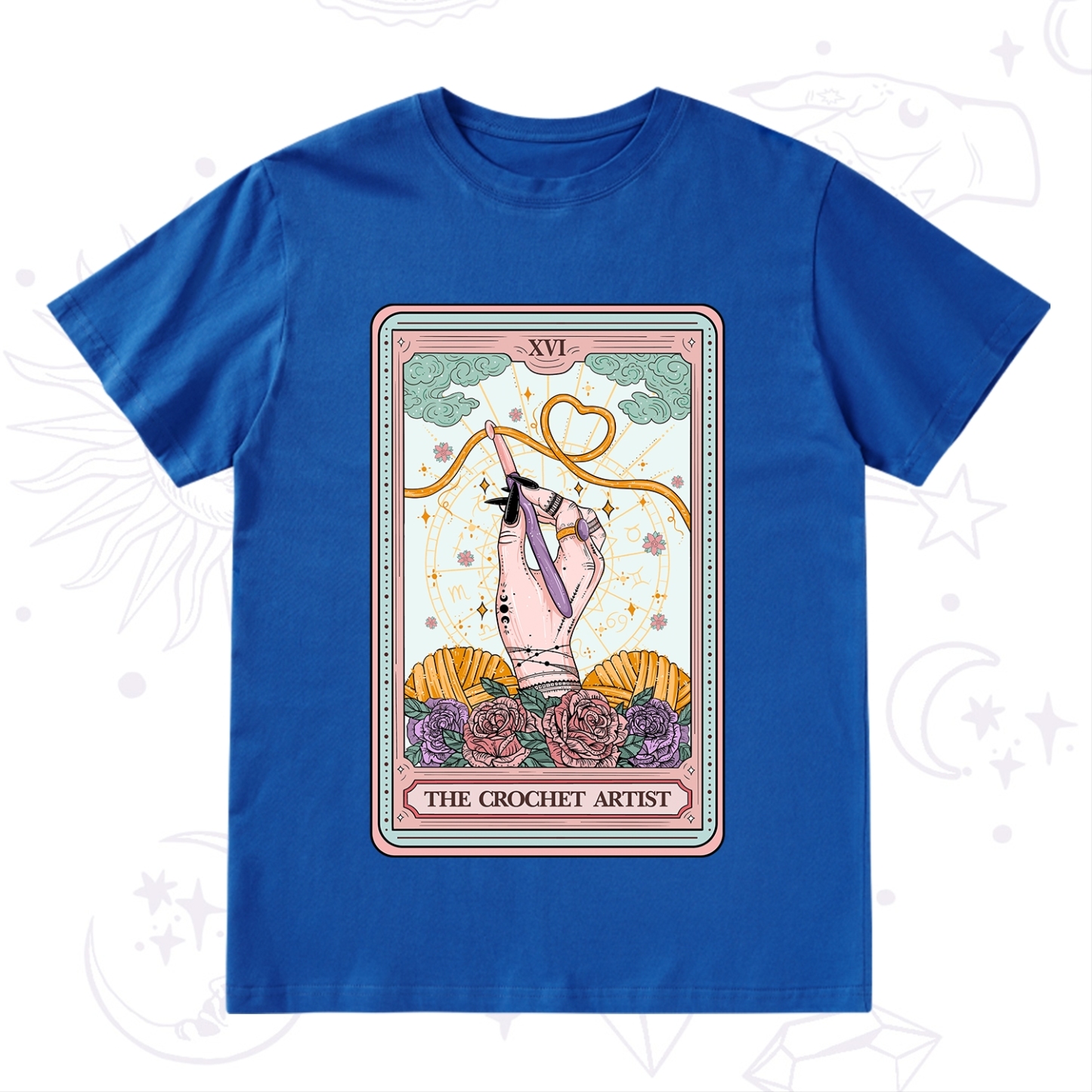 Purplehecate The Crochet Artist Tarot Card T-Shirt