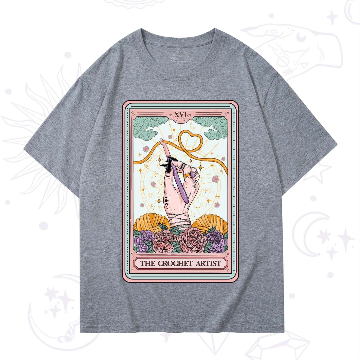 Purplehecate The Crochet Artist Tarot Card T-Shirt
