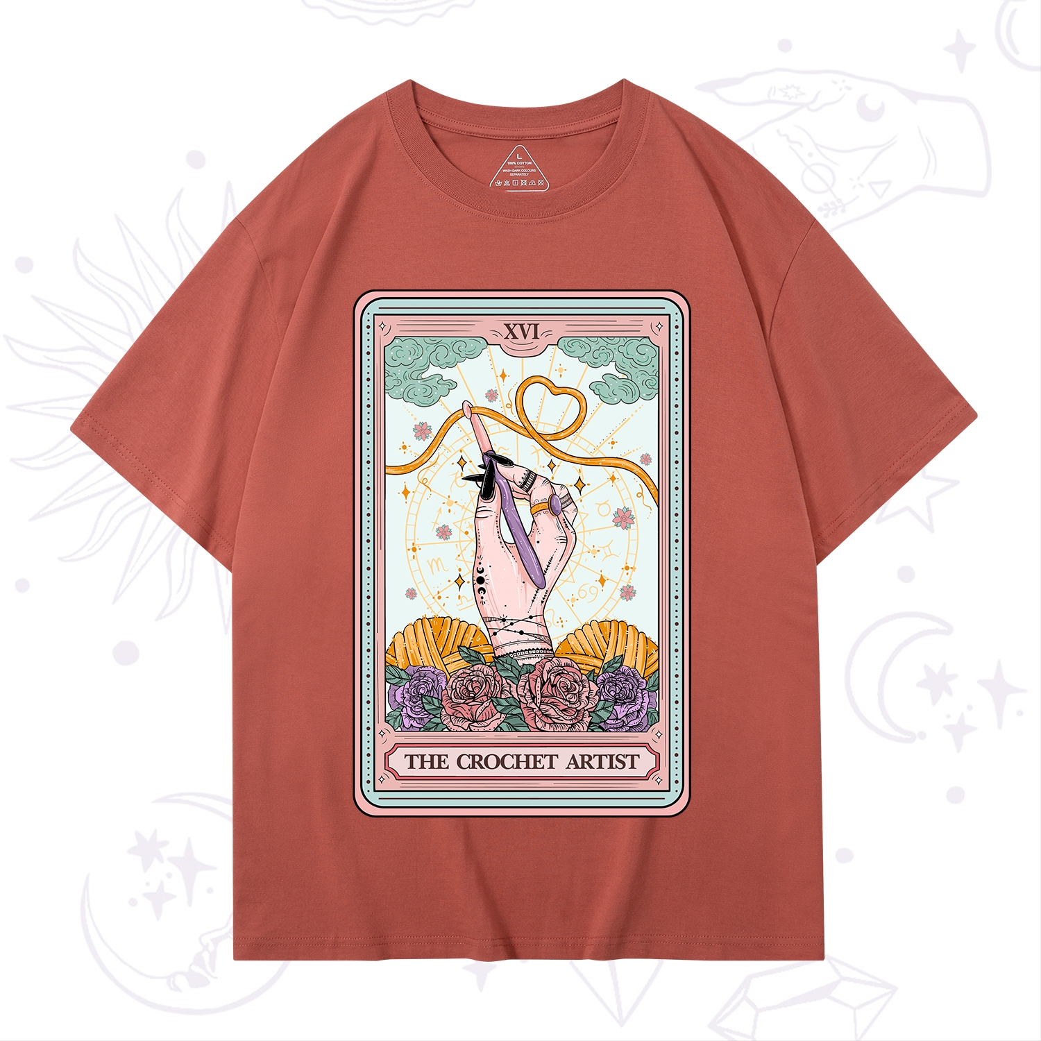 Purplehecate The Crochet Artist Tarot Card T-Shirt