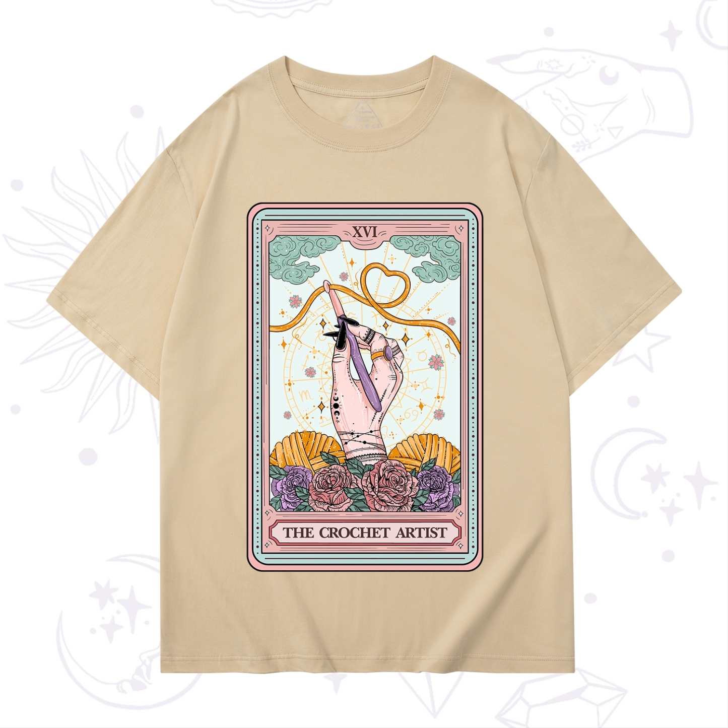 Purplehecate The Crochet Artist Tarot Card T-Shirt