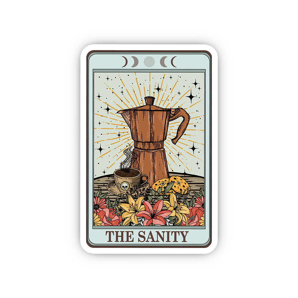 Purplehecate The Sanity Tarot Sticker