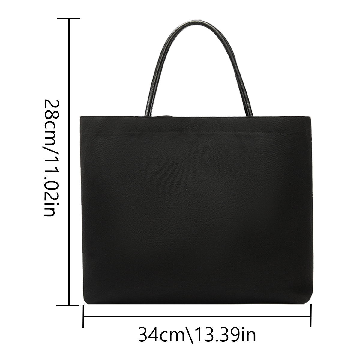 Purplehecate I Am Opening Leather Canvas Tote Bag