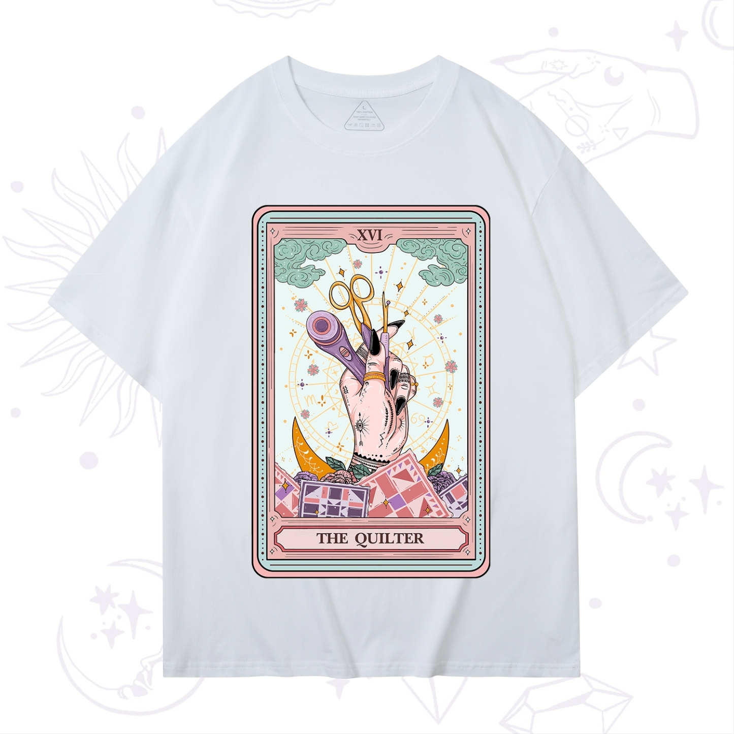 Purplehecate The Quilter Tarot Card T-Shirt