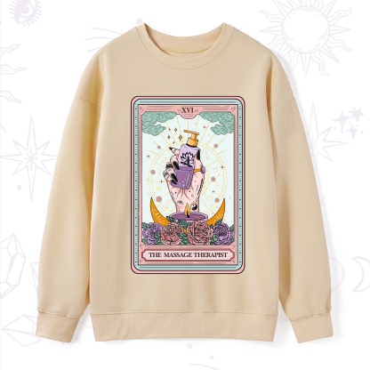 Purplehecate The Massage Therapist Tarot Card Sweatshirt