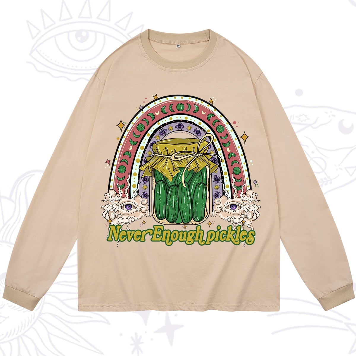 Purplehecate Never Enough Pickles Long Sleeve T-Shirt