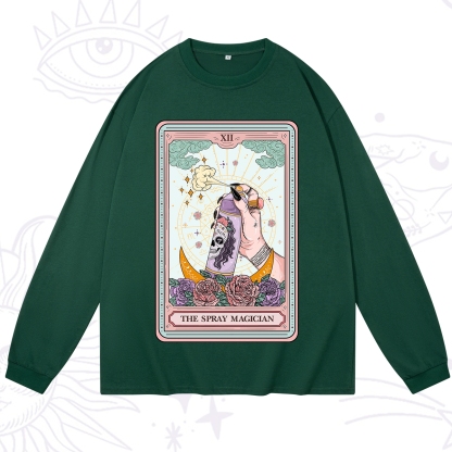 Purplehecate The Spray Magician Tarot Card Long Sleeve T-Shirt