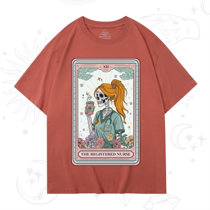 Purplehecate The Registered Nurse Skeleton Tarot T-Shirt