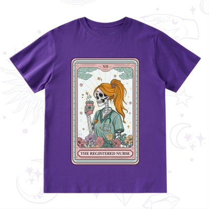 Purplehecate The Registered Nurse Skeleton Tarot T-Shirt
