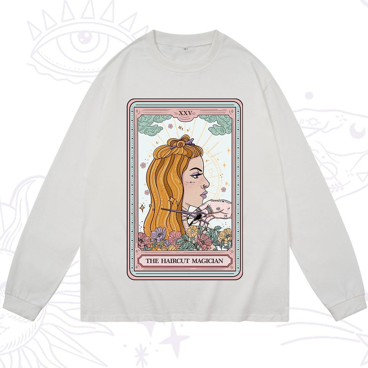 Purplehecate The Haircut Magician Tarot Long Sleeve T-Shirt
