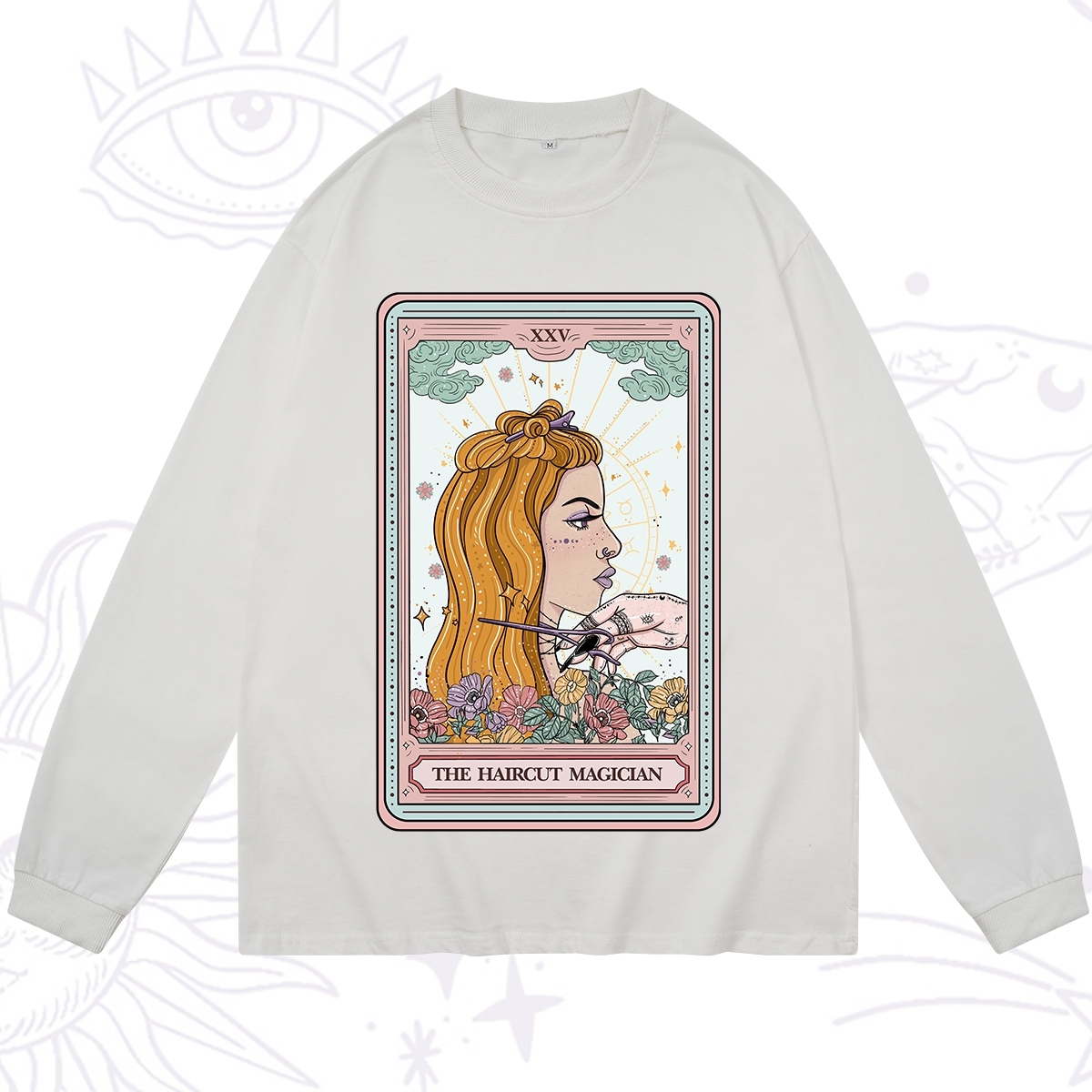 Purplehecate The Haircut Magician Tarot Long Sleeve T-Shirt