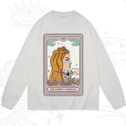 Purplehecate The Haircut Magician Tarot Long Sleeve T-Shirt