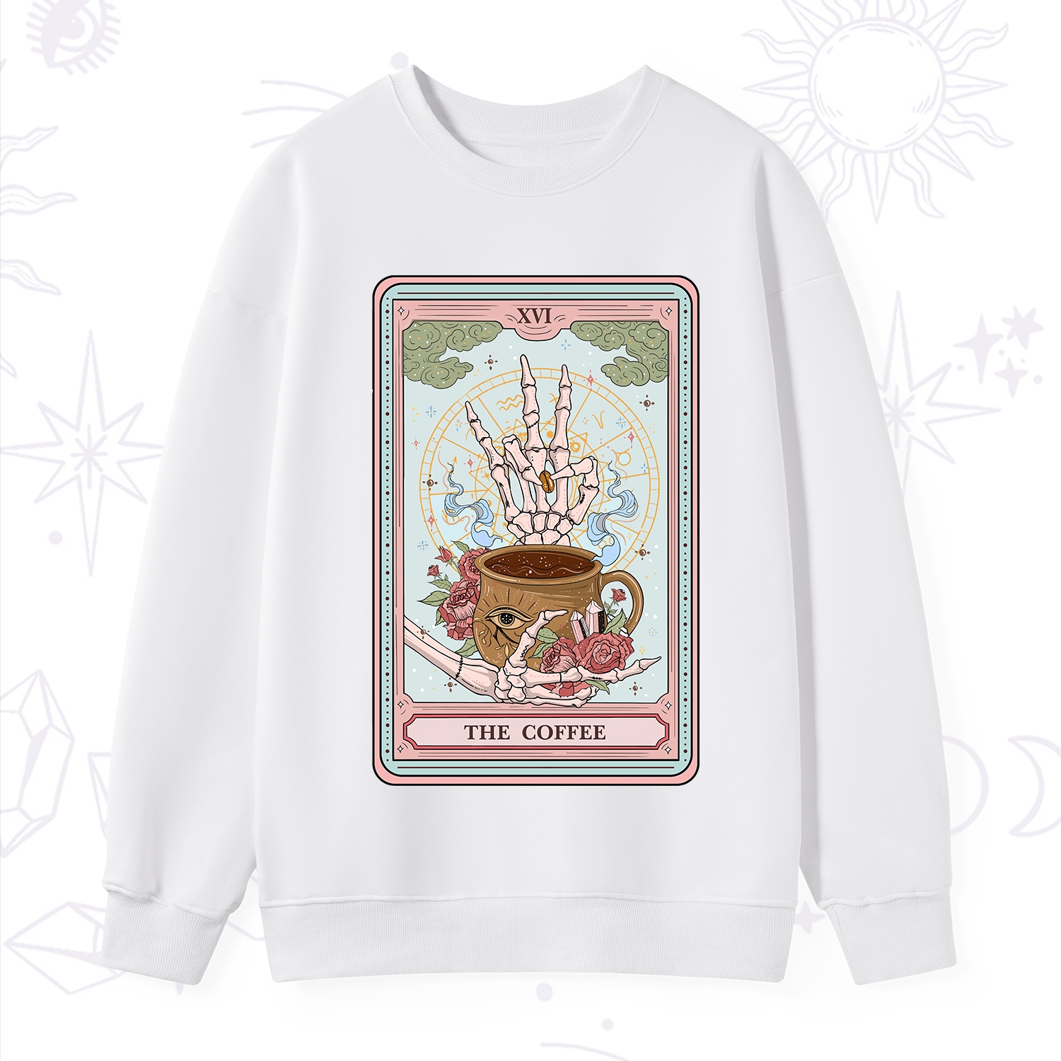Purplehecate The Coffee Tarot Sweatshirt