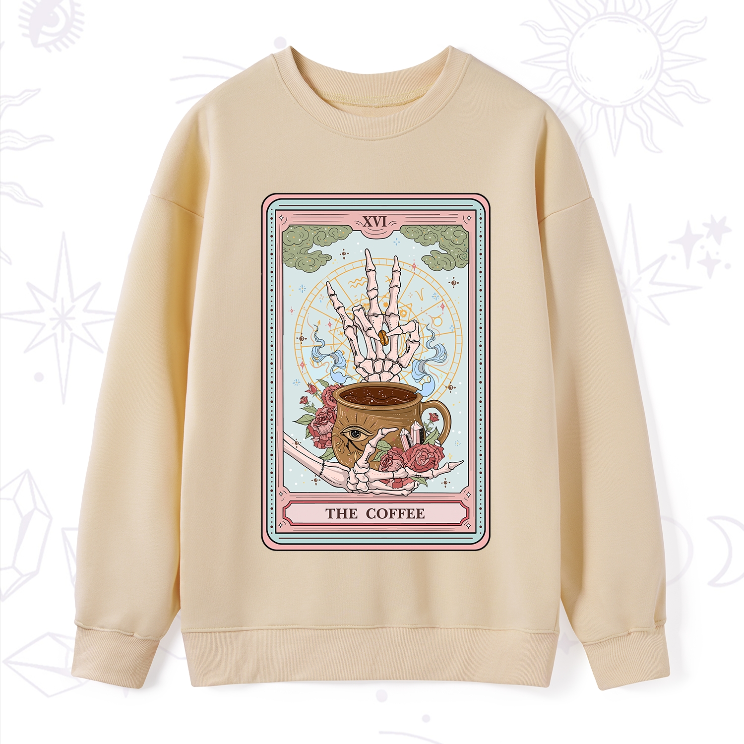 Purplehecate The Coffee Tarot Sweatshirt