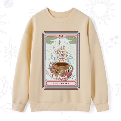 Purplehecate The Coffee Tarot Sweatshirt