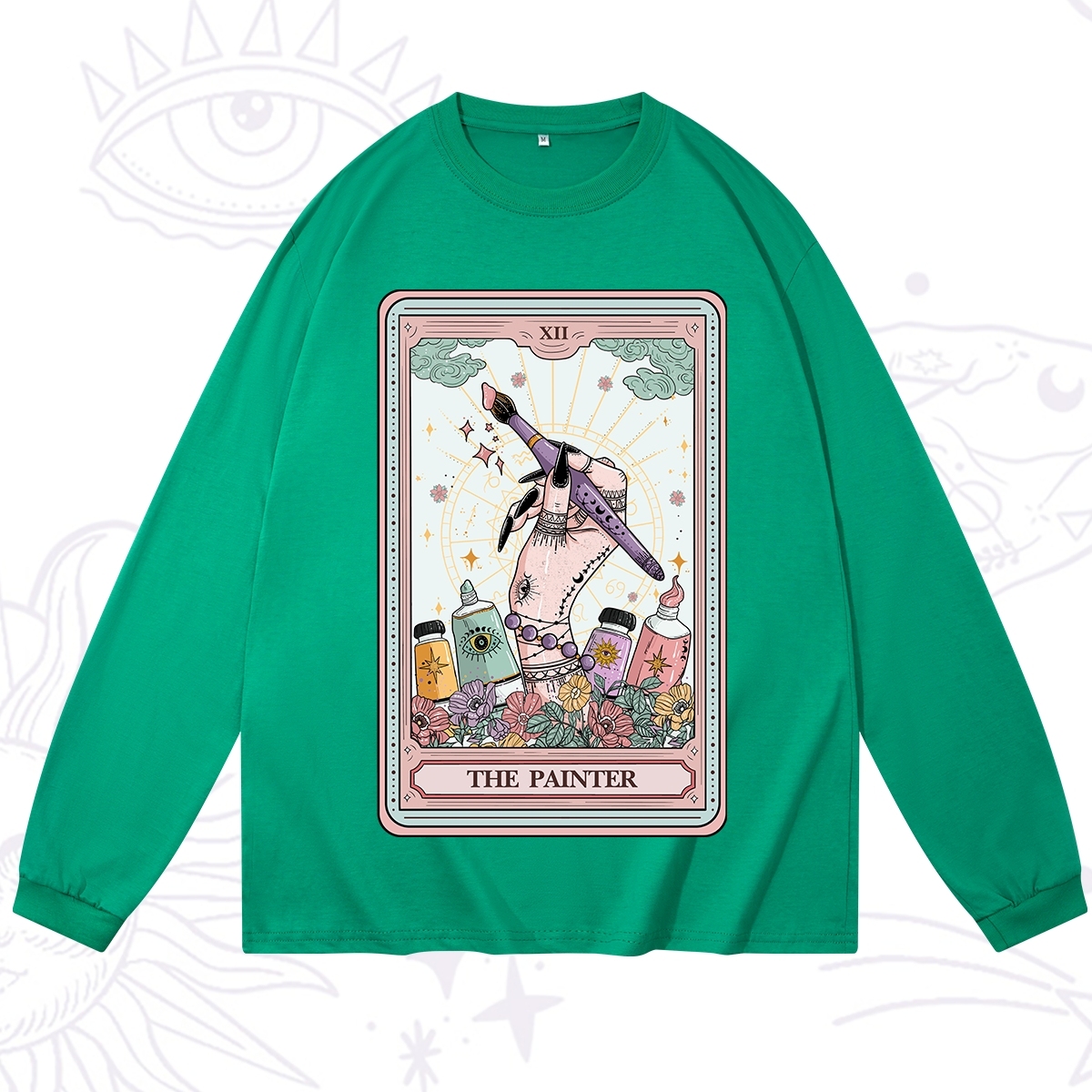 Purplehecate The Painter Tarot Long Sleeve T-Shirt