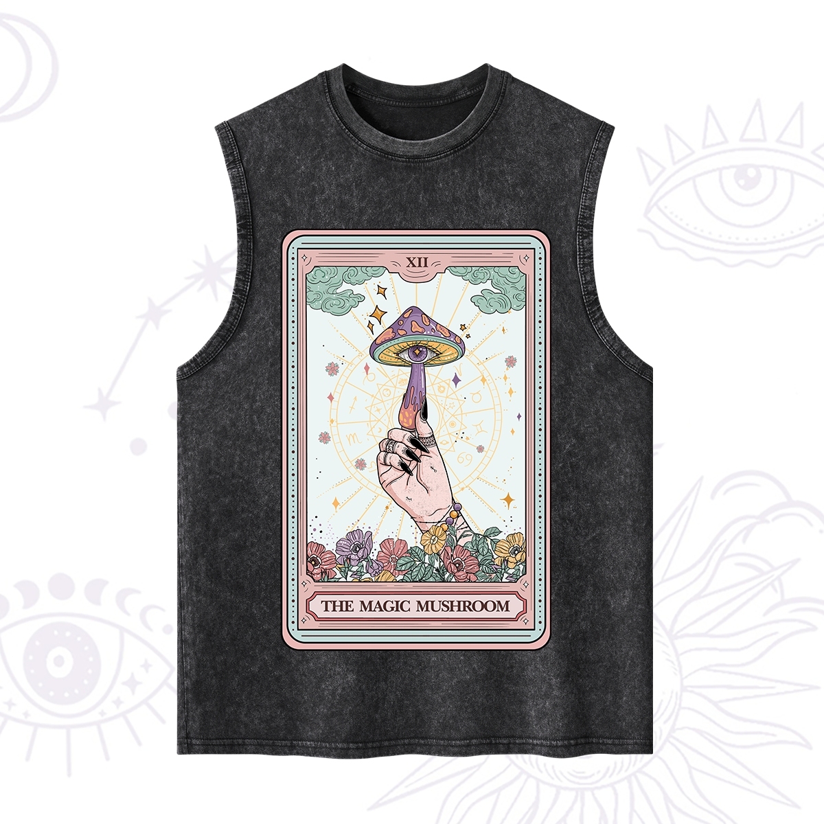 Purplehecate The Magic Murshroom Tarot Washed Tank