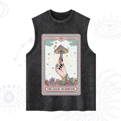 Purplehecate The Magic Murshroom Tarot Washed Tank
