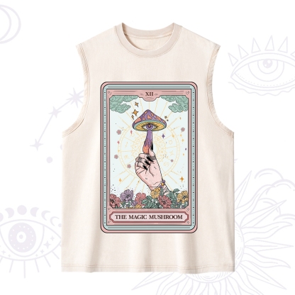 Purplehecate The Magic Murshroom Tarot Washed Tank