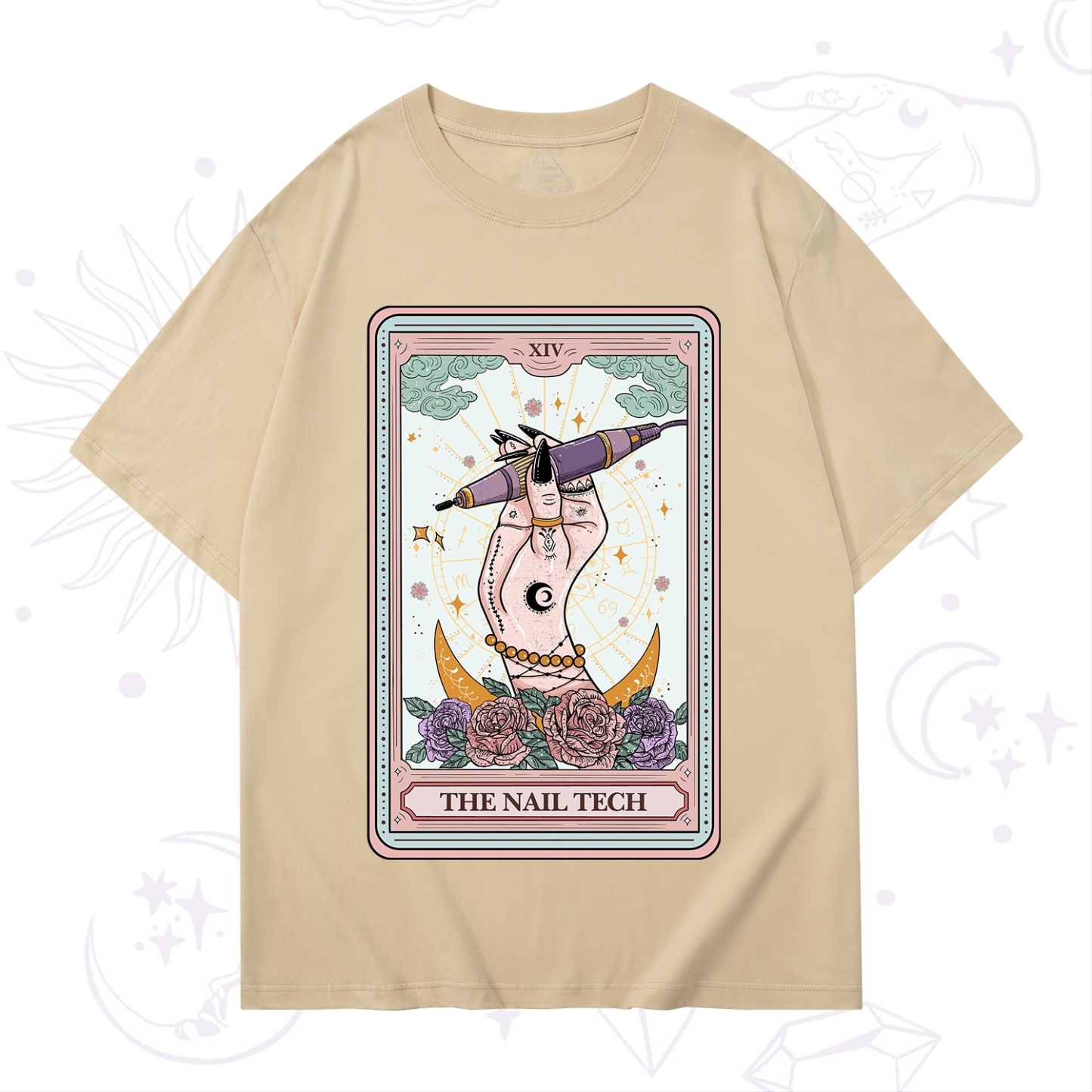 Purplehecate The Nail Tech Tarot Card T-Shirt