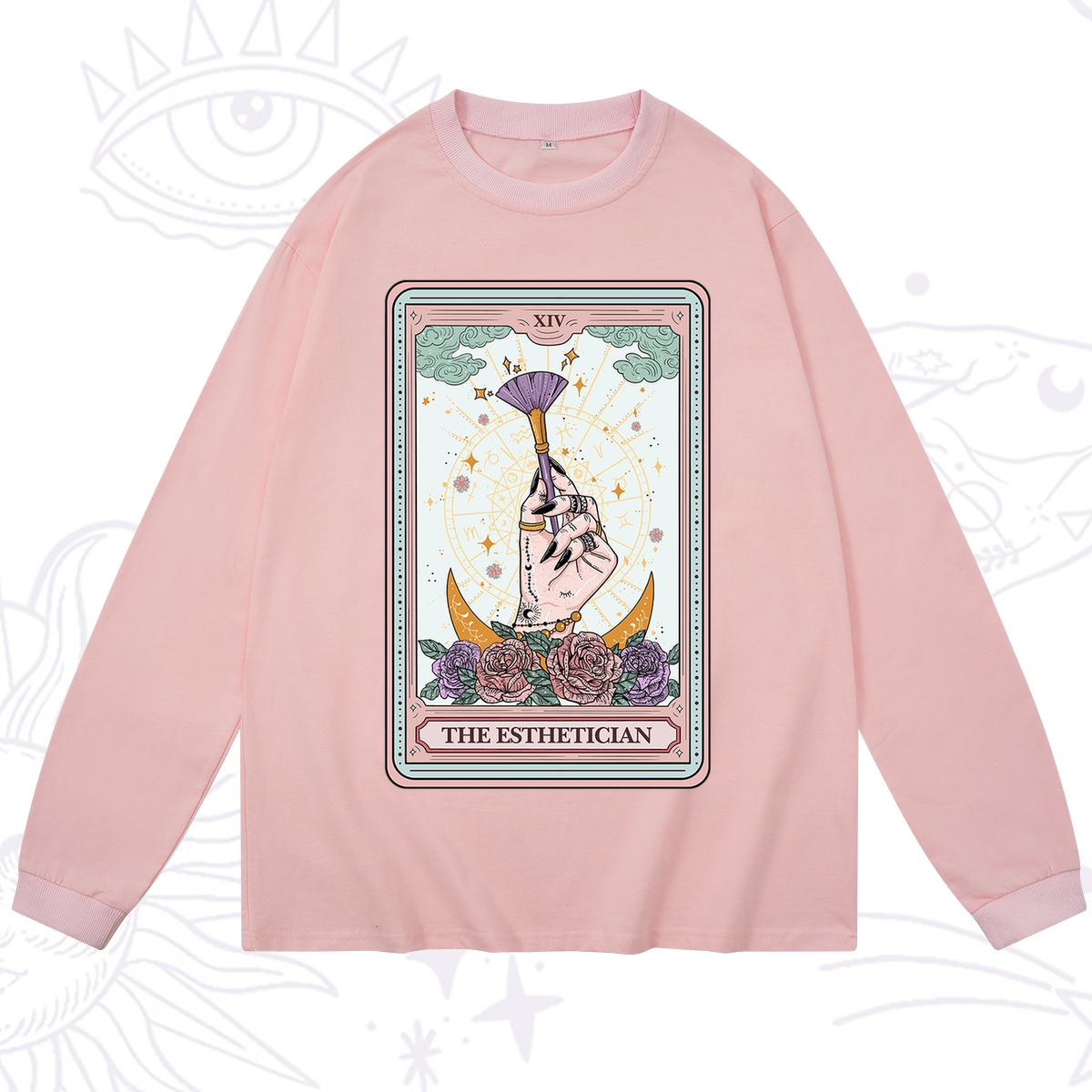 Purplehecate The Esthetician Tarot Card Long Sleeve T-Shirt