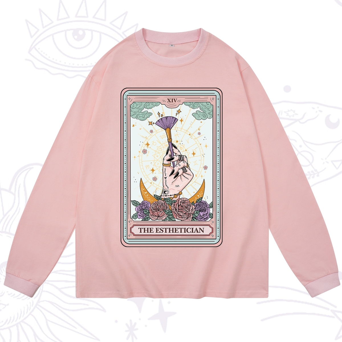 Purplehecate The Esthetician Tarot Card Long Sleeve T-Shirt