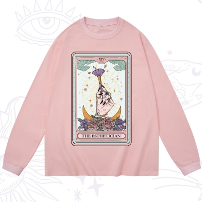 Purplehecate The Esthetician Tarot Card Long Sleeve T-Shirt