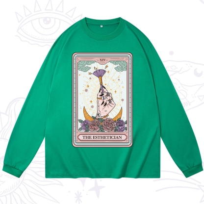 Purplehecate The Esthetician Tarot Card Long Sleeve T-Shirt