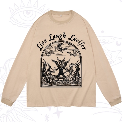 Purplehecate Live Laugh Lucifer Long Sleeve T-Shirt