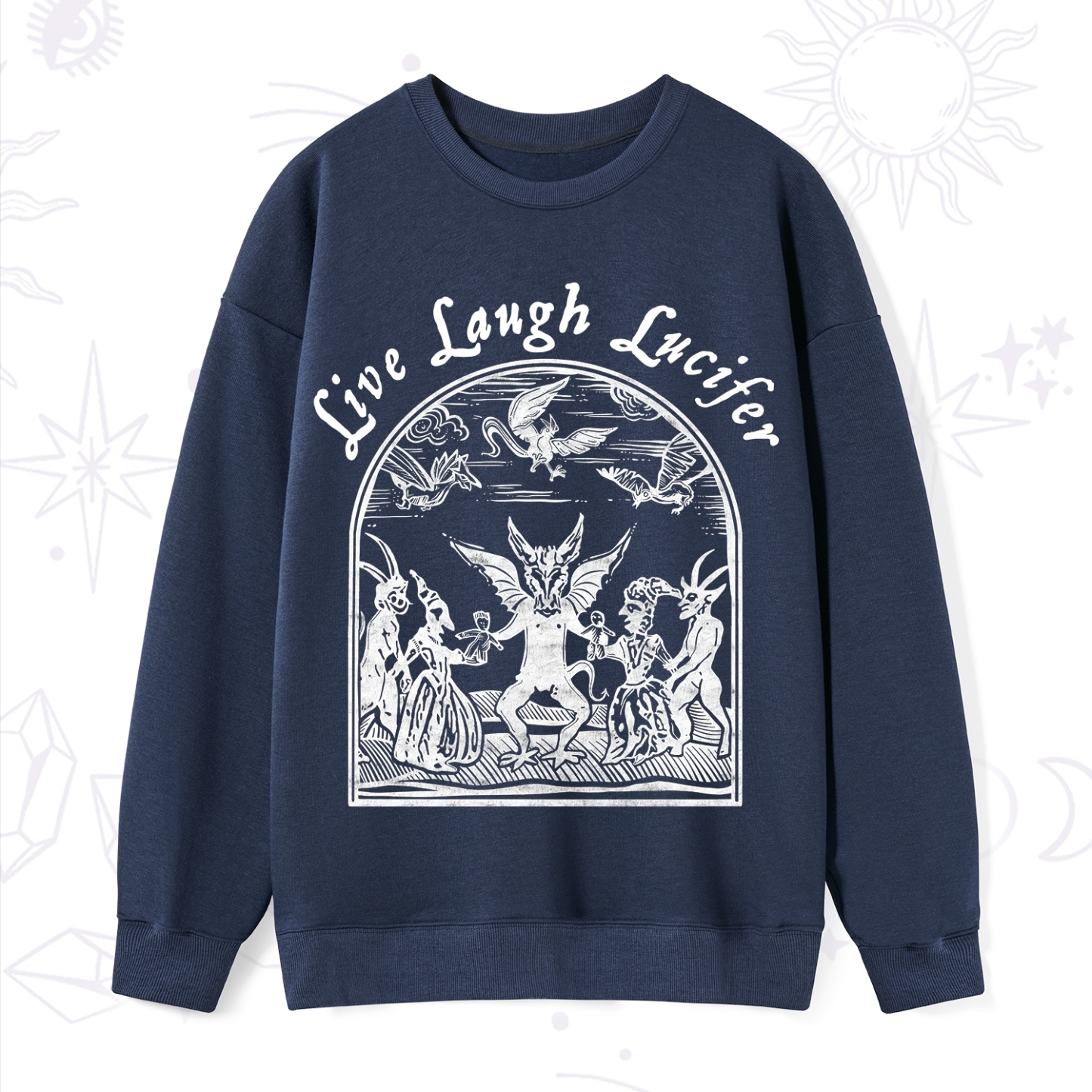 Purplehecate Live Laugh Lucifer Sweatshirt