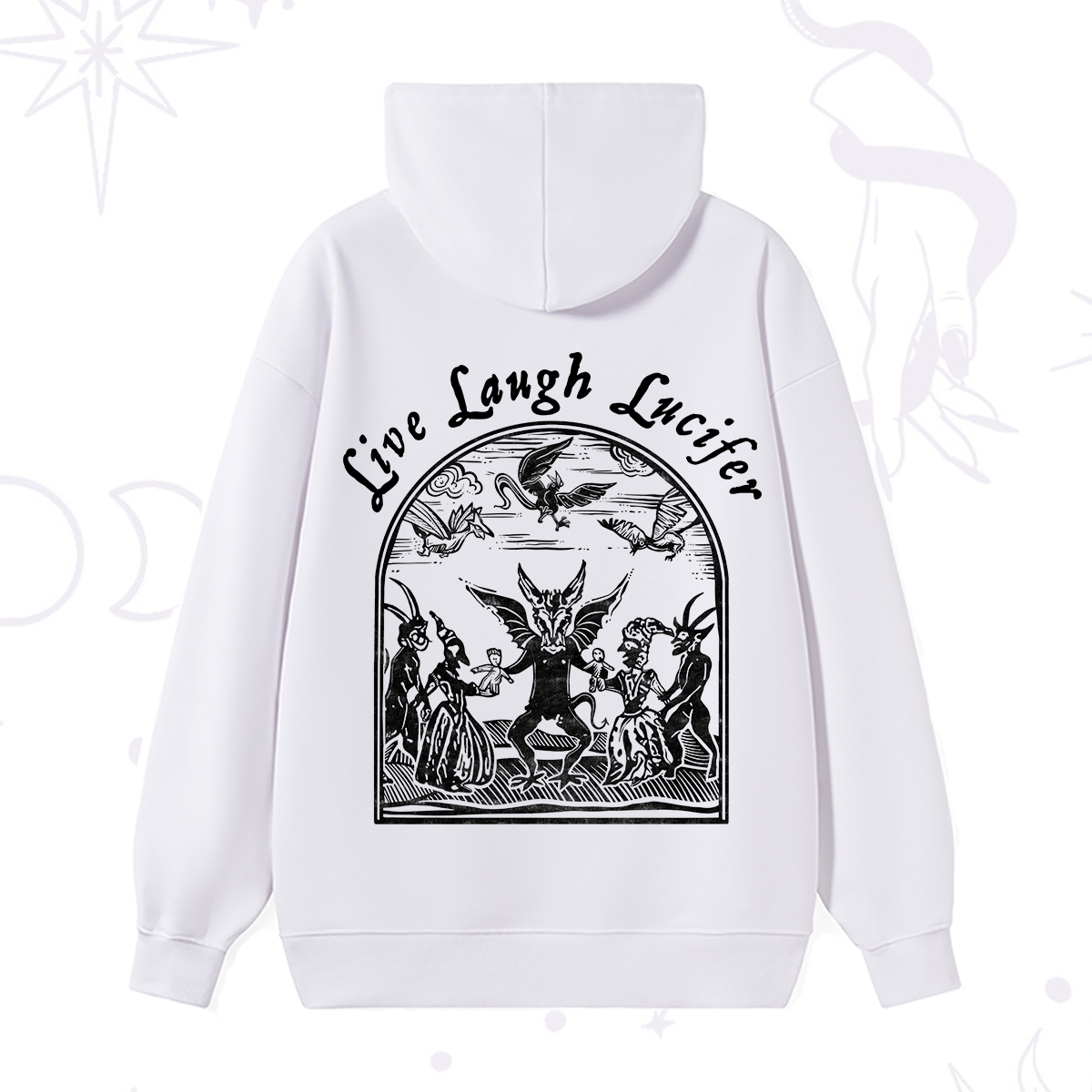 Purplehecate Live Laugh Lucifer Hoodie