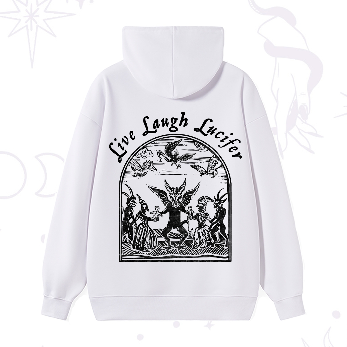 Purplehecate Live Laugh Lucifer Hoodie