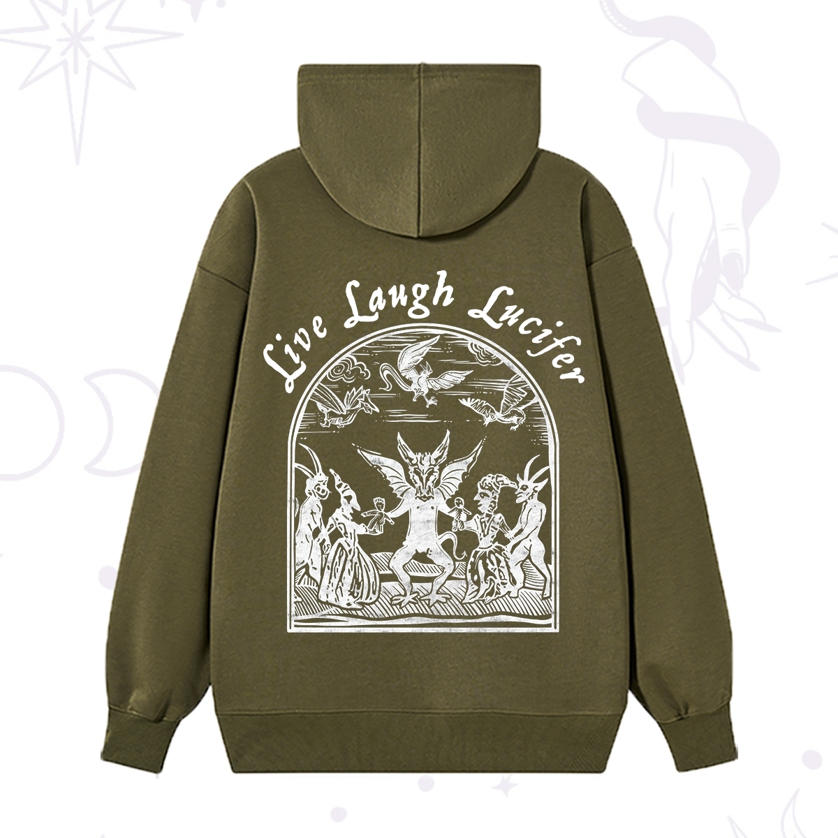 Purplehecate Live Laugh Lucifer Hoodie
