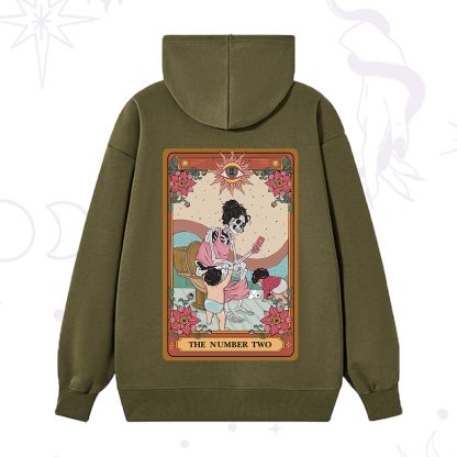 Purplehecate The Number Two Tarot Hoodie