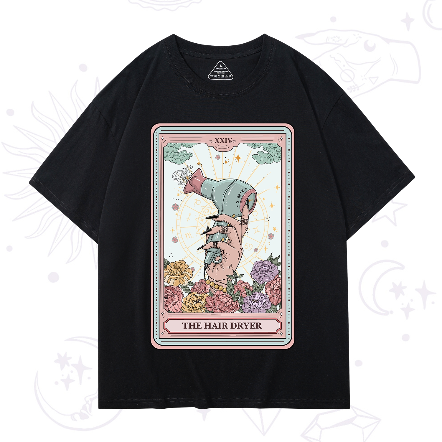Purplehecate The Hair Dryer Life Tarot T-Shirt
