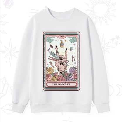 Purplehecate The Pet Groomer Tarot Card Sweatshirt