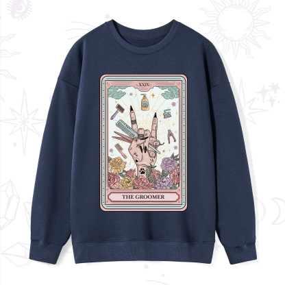 Purplehecate The Pet Groomer Tarot Card Sweatshirt