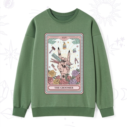 Purplehecate The Pet Groomer Tarot Card Sweatshirt