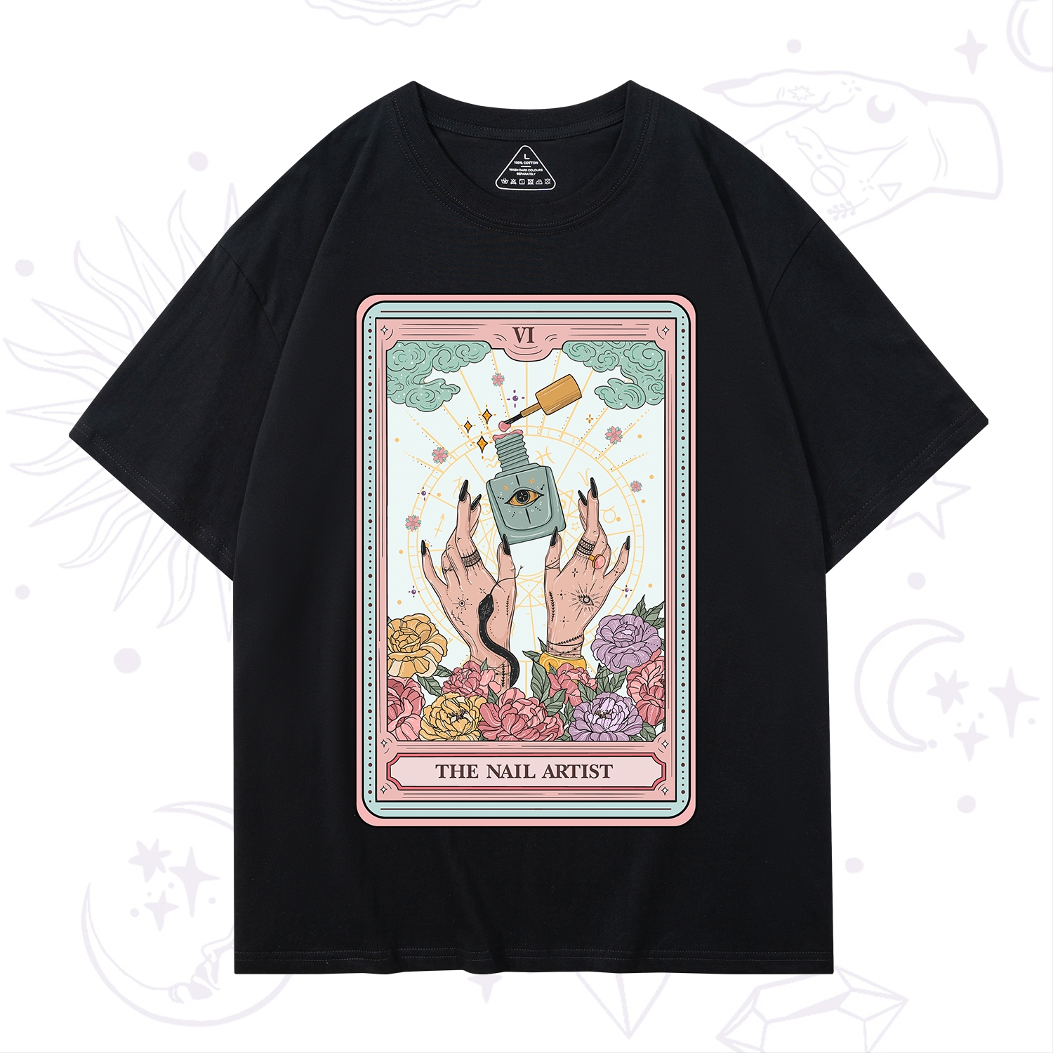Purplehecate The Nail Artist Life Tarot T-Shirt